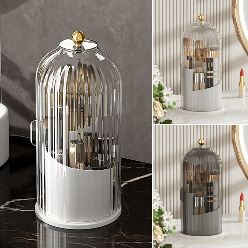 360° Rotating Makeup Brush Organizer