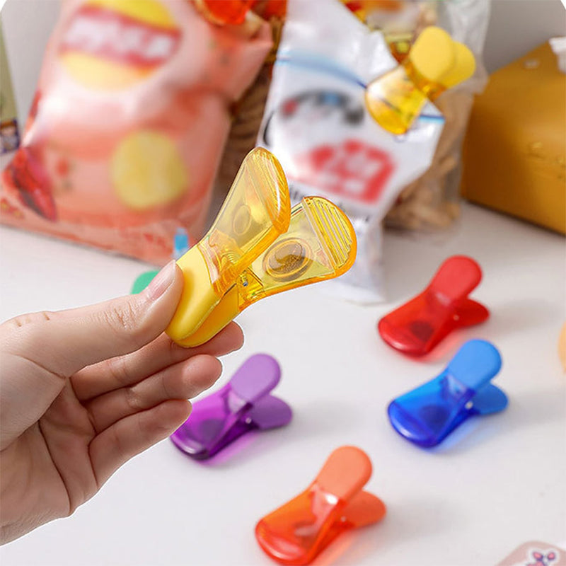 Colorful Magnetic Food Bag Clips (6 Pieces)