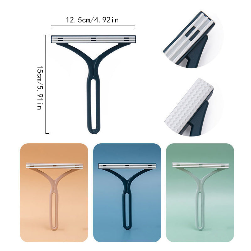 Double-sided manual hair remover