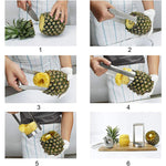 Stainless Steel Pineapple Slicer for Effortless Cutting | FreshSlice