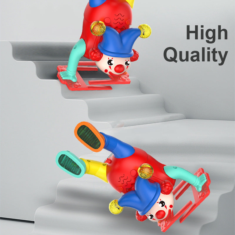 Electric Handstand Clown Toy with Lights and Music