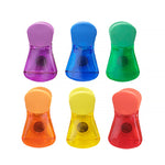 Colorful Magnetic Food Bag Clips (6 Pieces)