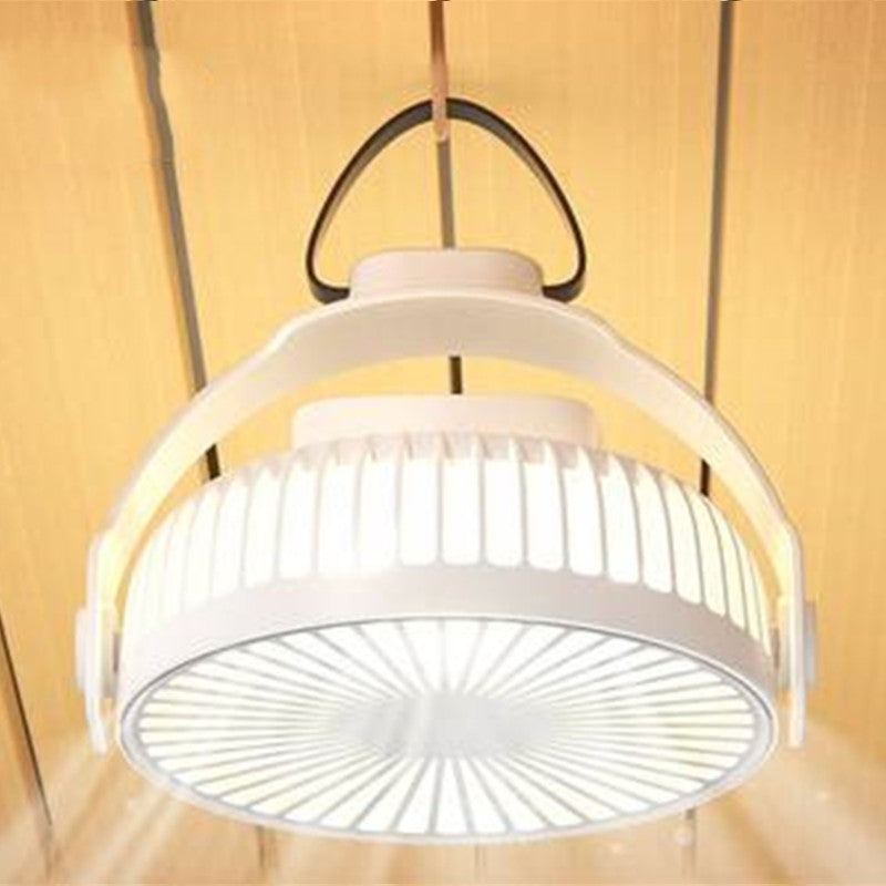 Air Enchantment | 2-in-1 Rechargeable Portable Desk and Wall Fan with Night Light