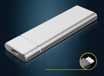 External 8TB SSD with USB 3.1 and aluminum casing