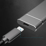 External 8TB SSD with USB 3.1 and aluminum casing