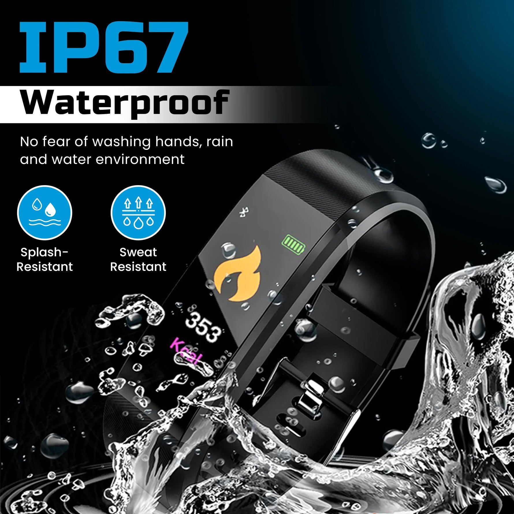 Smartwatch for Seniors - Activity Tracking with LED Display