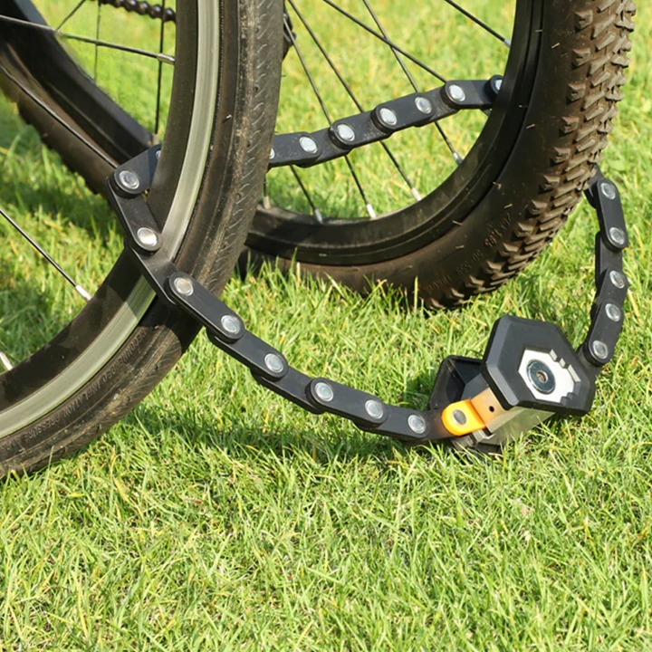 Practical Foldable Bike Lock – Compact Security with Drill Protection