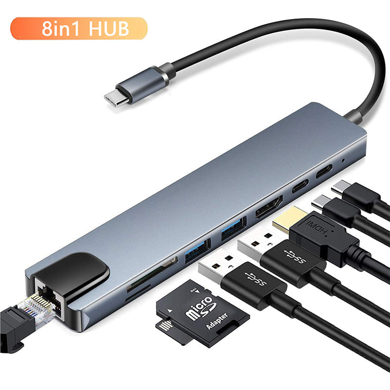 All-in-One Docking Station with 8 Ports | TechLink