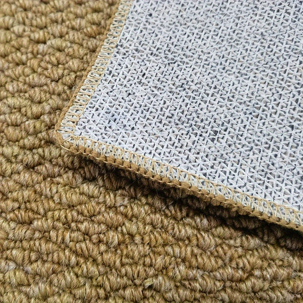 Robuste Fußmatte im Jute-Look – Waschbarer Bodenschutz für Zuhause & Büro