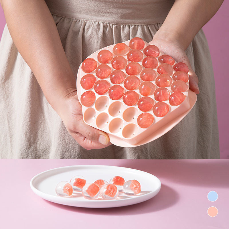 Kugelform für Eiswürfel | Elegante und Auslaufsichere Eiswürfel | 37er Kapazität