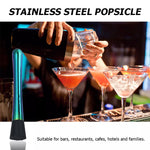 Stainless steel rod for crushed ice pops