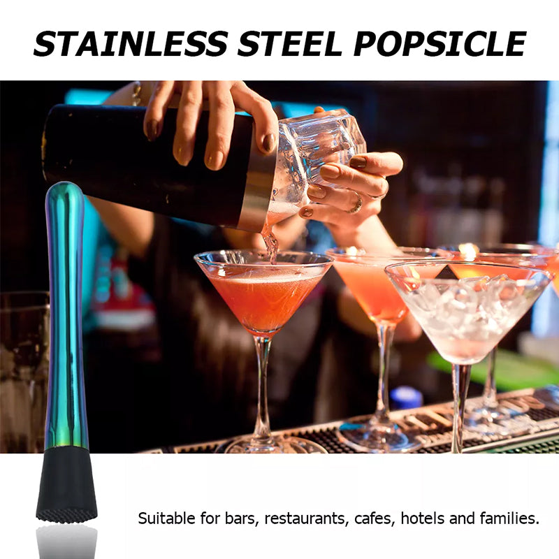 Stainless steel rod for crushed ice pops