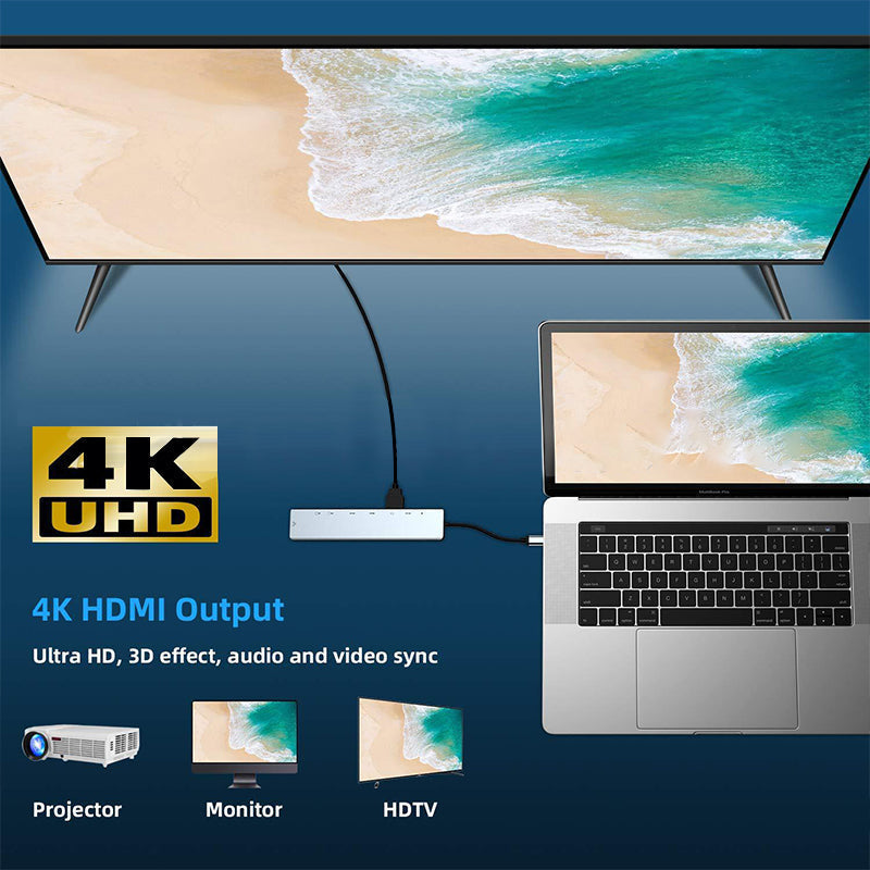 All-in-One Docking Station with 8 Ports | TechLink