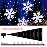 Schneeflocken-Zauber LED-Projektor | USB & Wetterfest