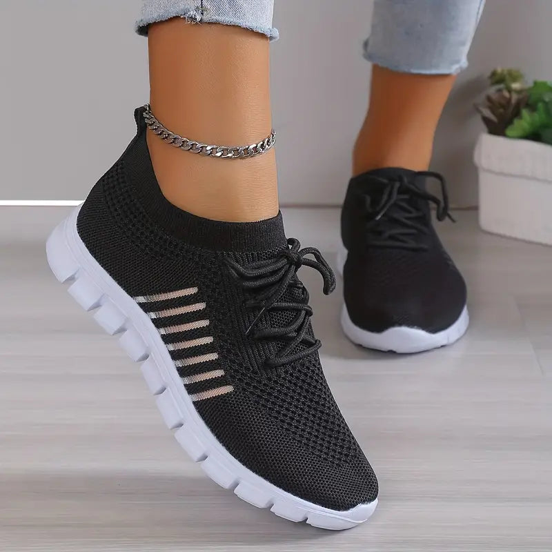 Lightweight, breathable running shoes for active women