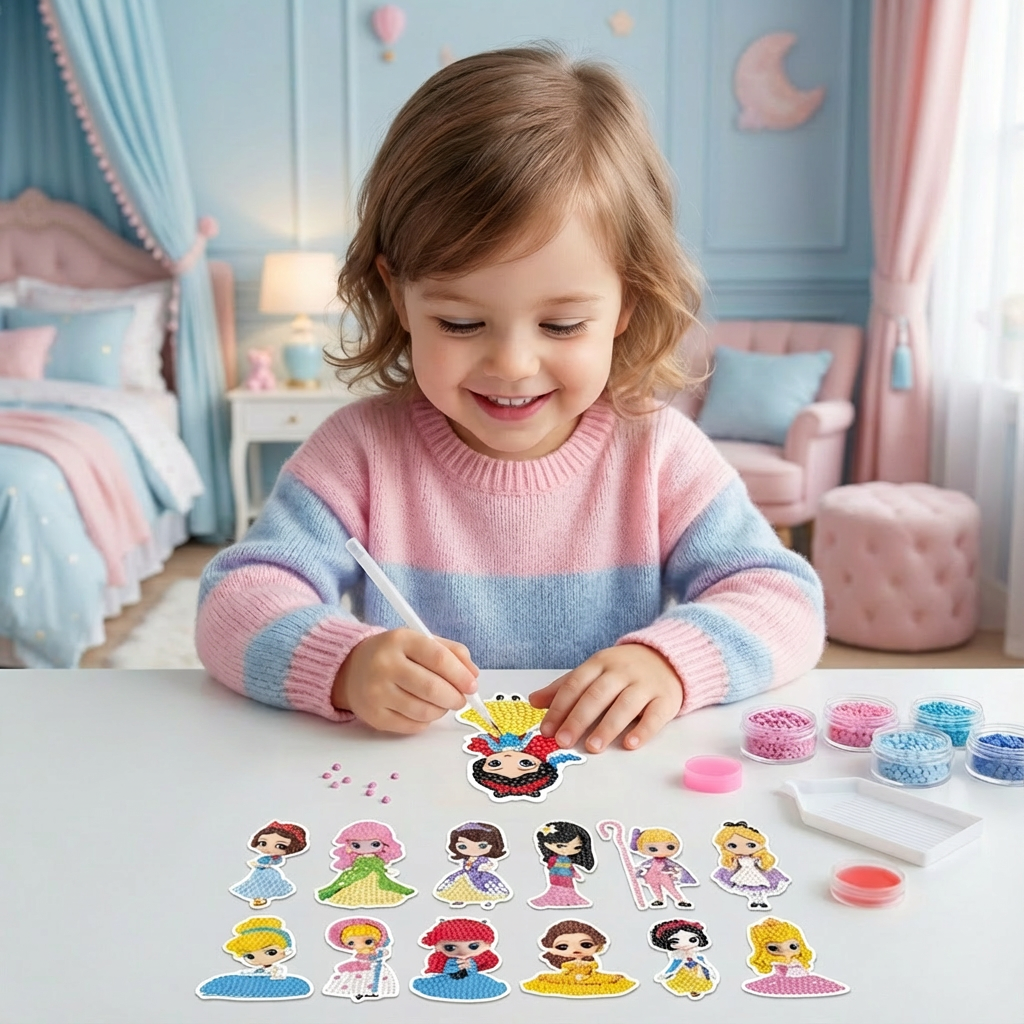 Diamond Painting Stickers for Kids