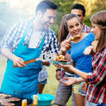 GrillKünstler 7-in-1 Multifunktionaler Grillhelfer aus Edelstahl