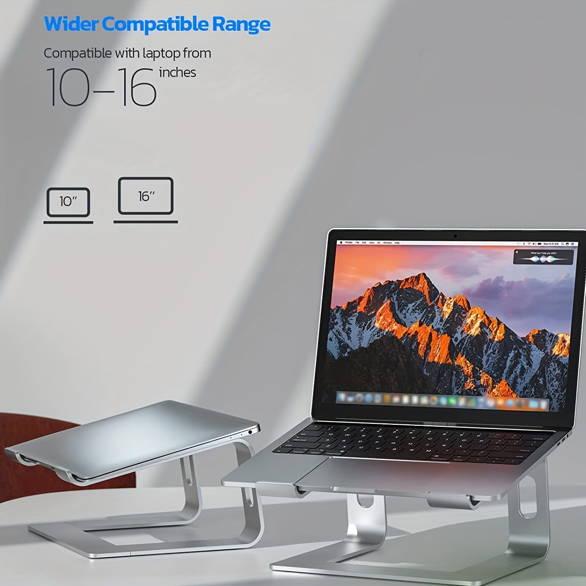 Aluminium Laptop Ständer – Ergonomisch und Belüftet