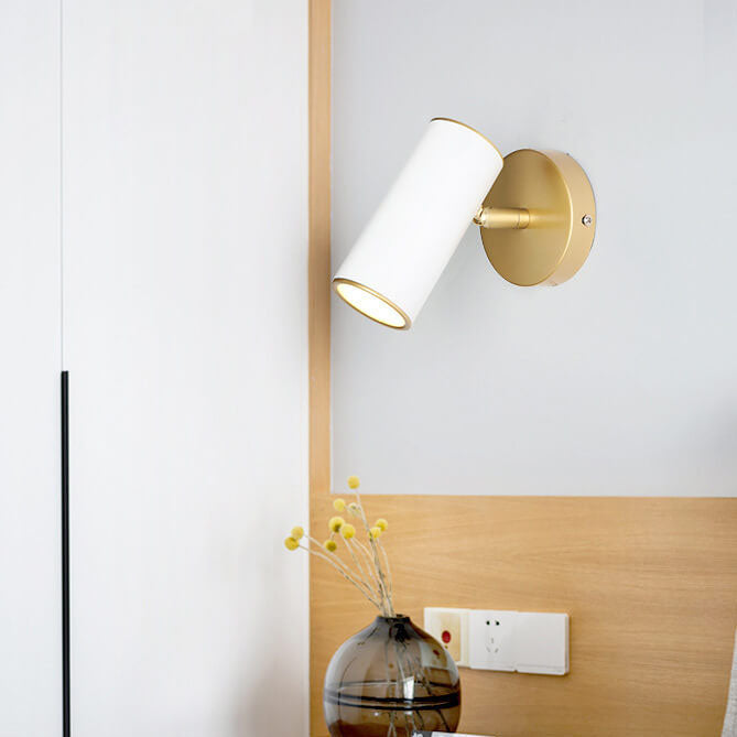 Elegante Zylindrische Wandleuchte – Moderne Leselampe mit 1 Licht