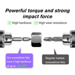 Robuste Anti-Rutsch-Bits mit Hochleistungs-Schraubendreher | TechGrip