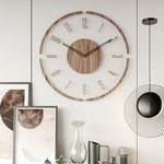 35 cm Stylish Solid Wood Wall Clock for Every Home