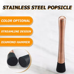 Stainless steel rod for crushed ice pops