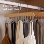 Versatile Anti-Slip Clothes Hanger with 8 Hanging Options