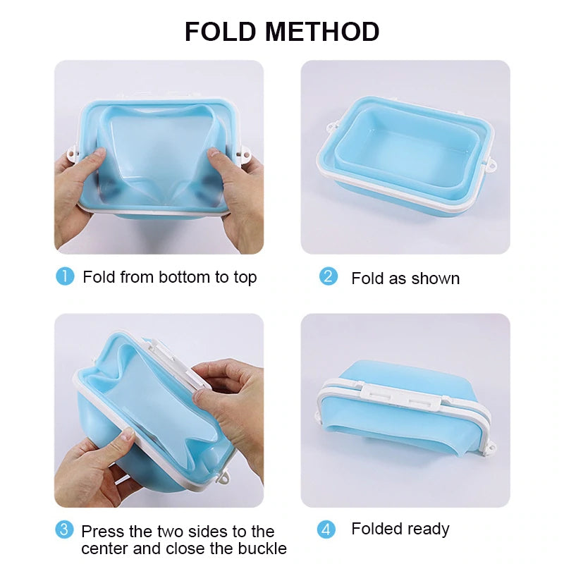 Collapsible Silicone Food Storage Container