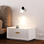 Moderne Runde LED Wandleuchte – Flexibler Aluminium-Wandstrahler