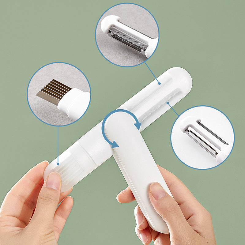 3-in-1 Multifunktionaler Drehschäler