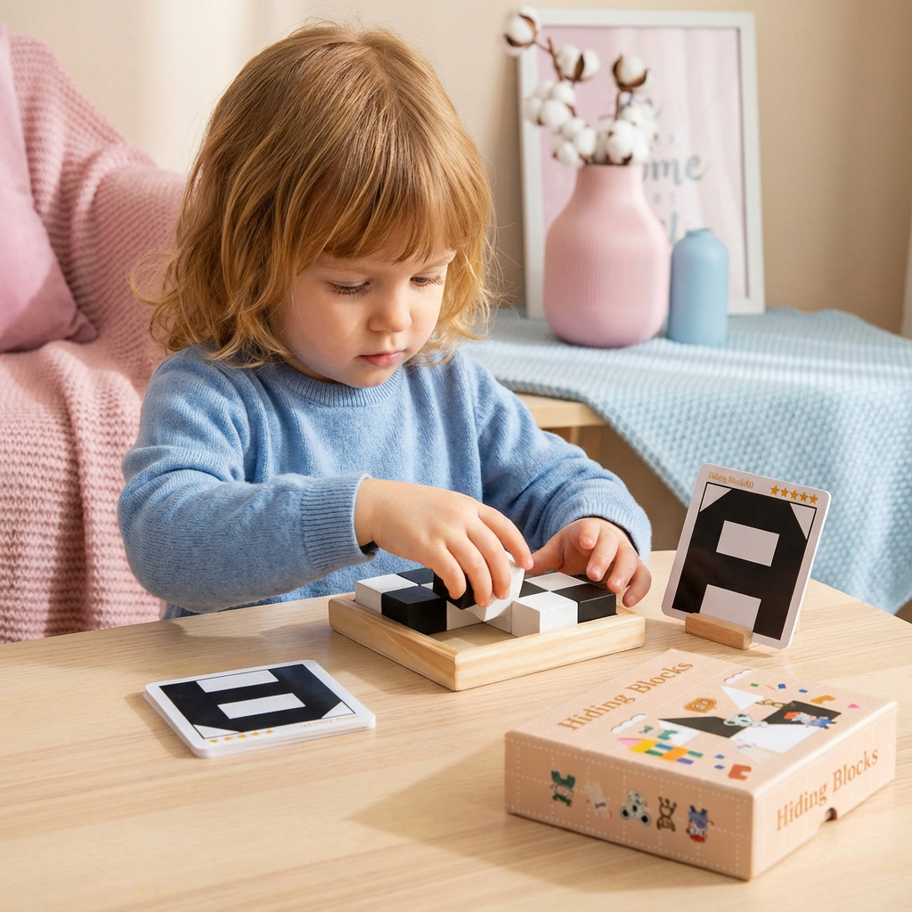 Pocket-sized logic game with two colors