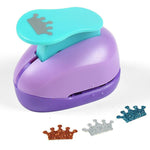 Paper punches with 15 unique designs made of durable plastic