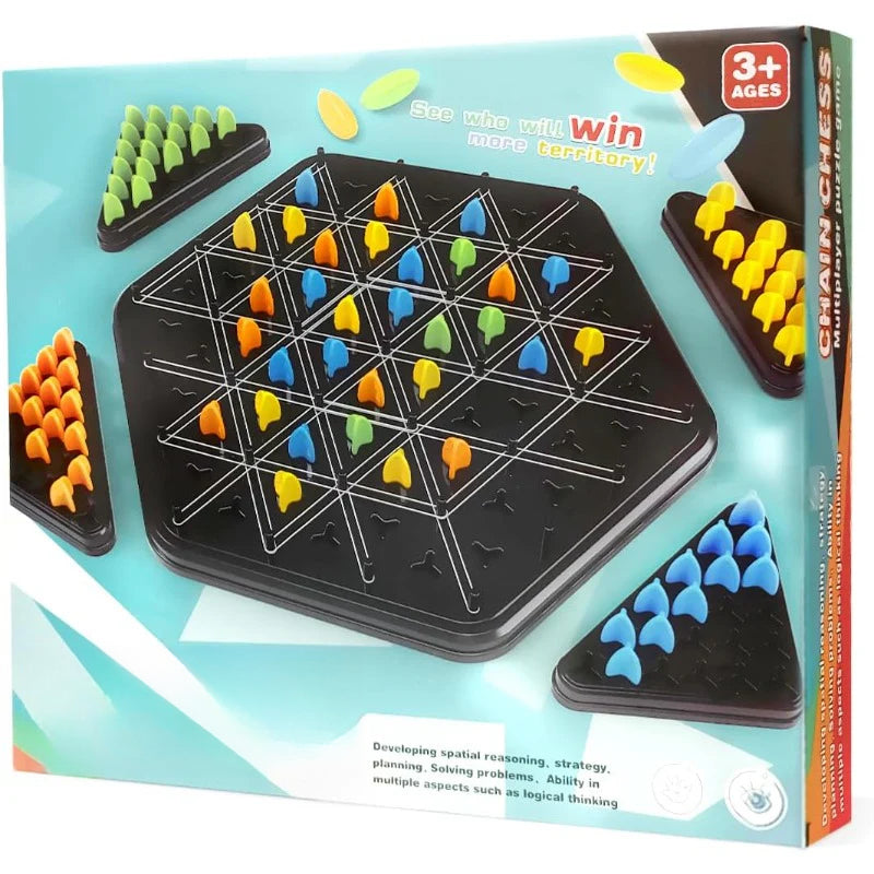 Faszination Dreieck: Strategisches Spiel mit Gummibändern