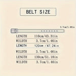 Elegant Leather Belt for Men with Automatic Buckle – Versatile and Stylish