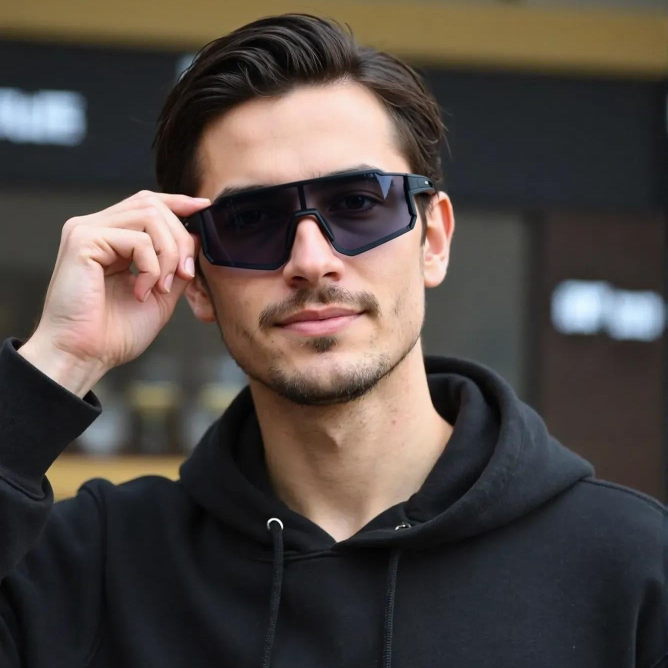 Aktive Herren-Sportbrille mit UV-Schutz - Robust und Stilvoll