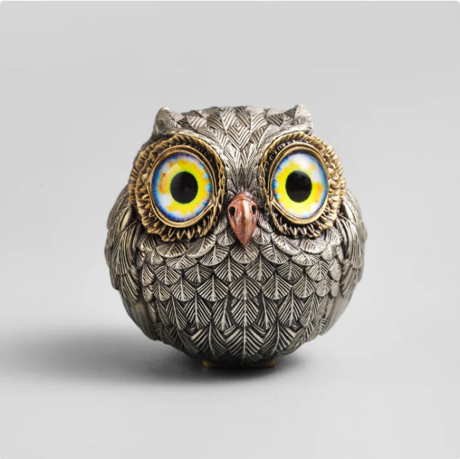 Decorative Owl Figurine Sculpture