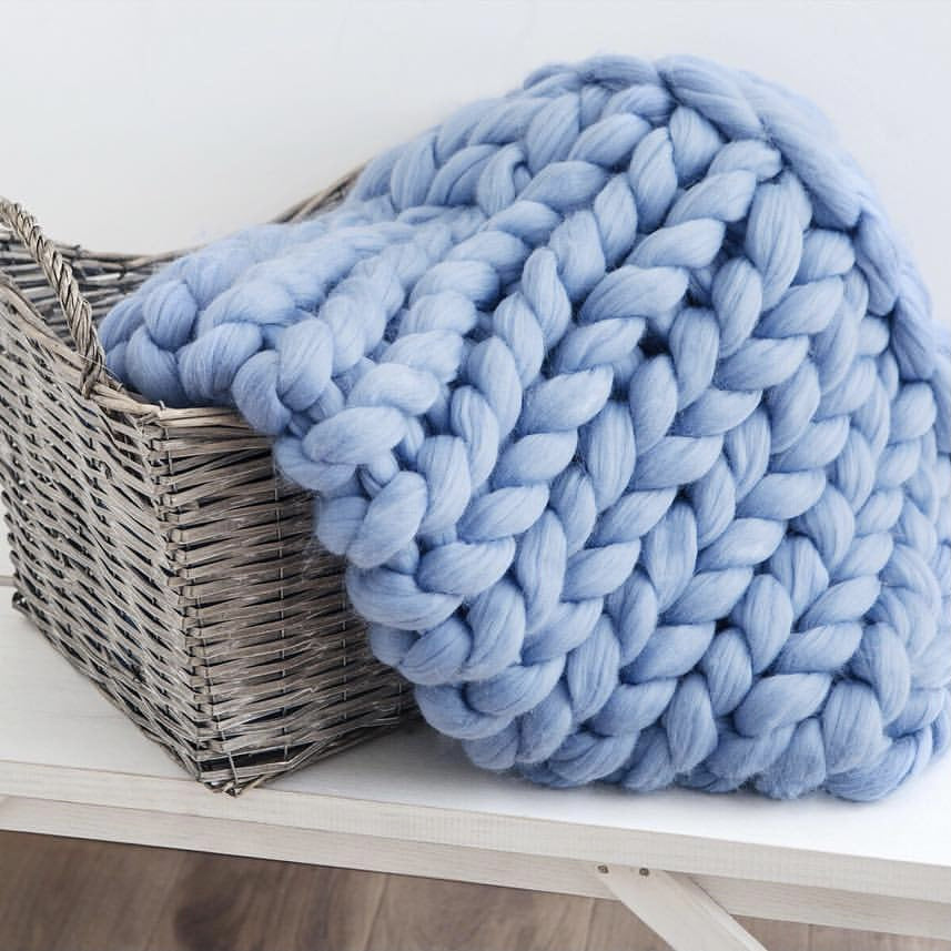 Cozy knitted blanket for ultimate comfort