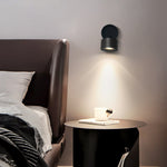 Moderne Runde LED Wandleuchte – Flexibler Aluminium-Wandstrahler