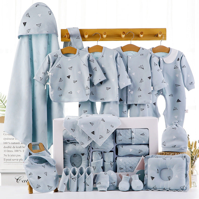 Elegantes Baumwollgeschenkset für die Kleinsten