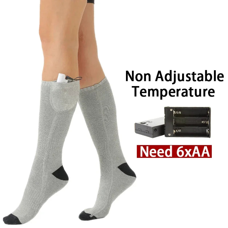 Wiederaufladbare Heizsocken für Outdoor-Enthusiasten