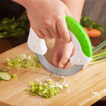 Kitchen knives with rollers