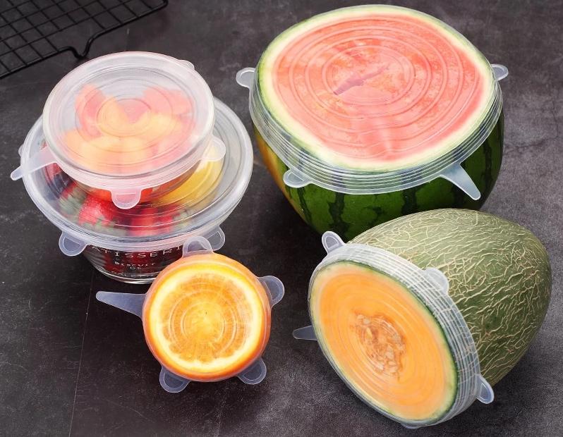 6 Reusable and Stretchable Silicone Tank Lids