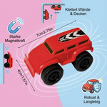 Climbing cars with magnetic wall function