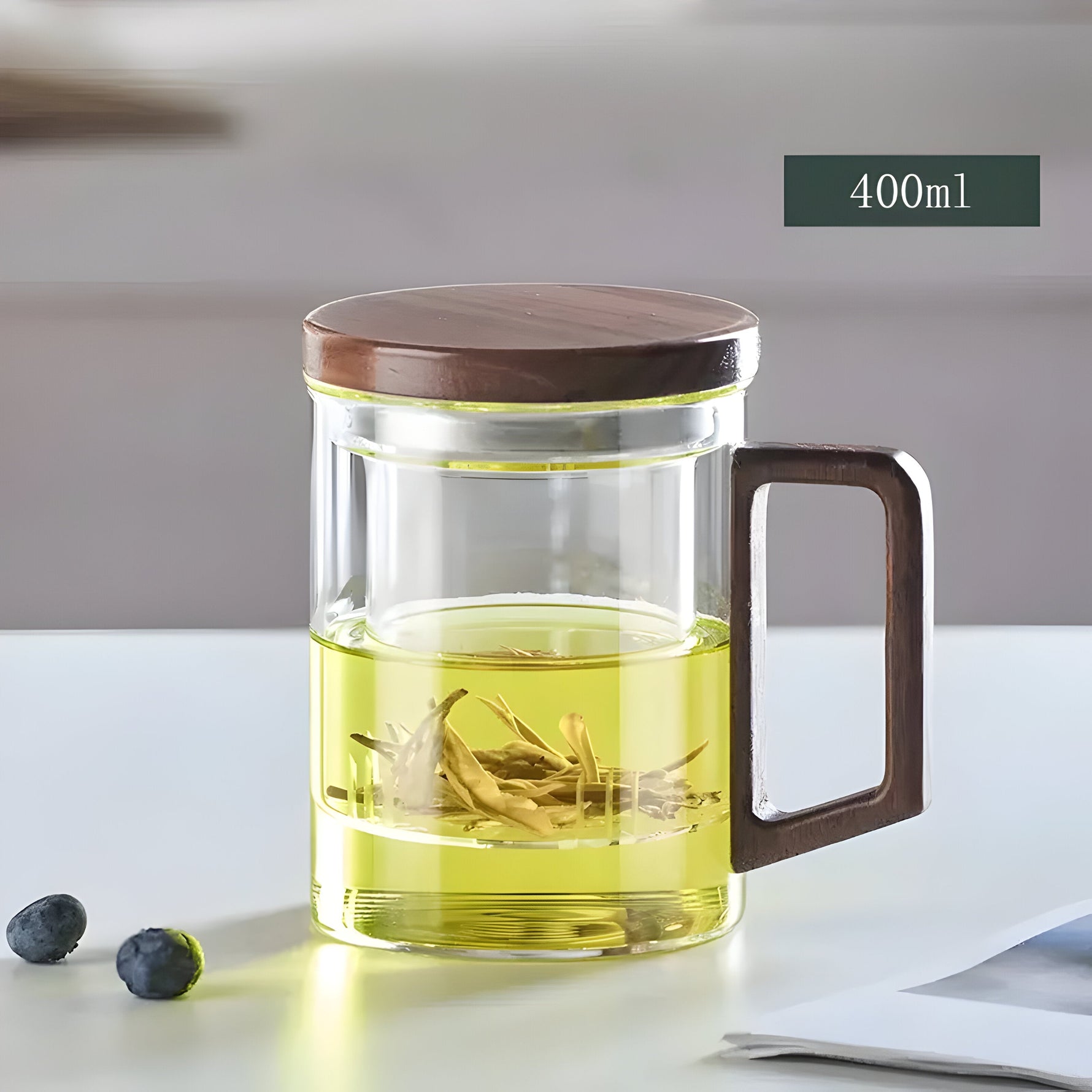 Elegante Teetasse aus hitzebeständigem Glas für puren Genuss