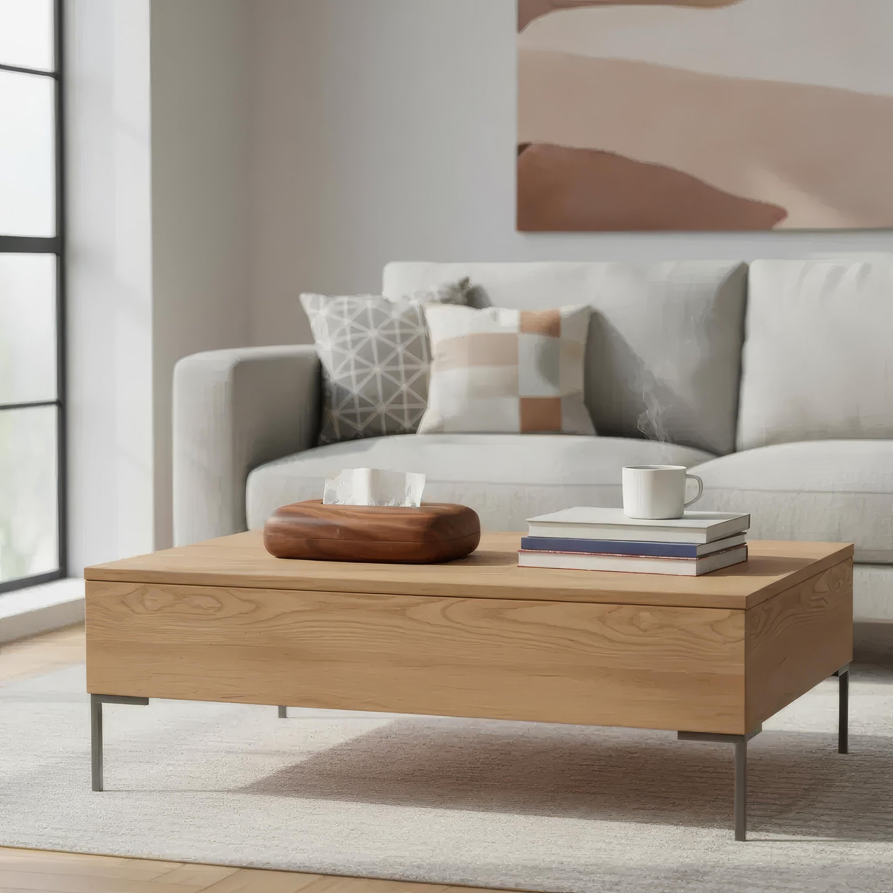 Eleganter Serviettenhalter aus Holz für stilvolle Akzente