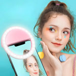 Praktisches Clip-On Licht für klare Aufnahmen