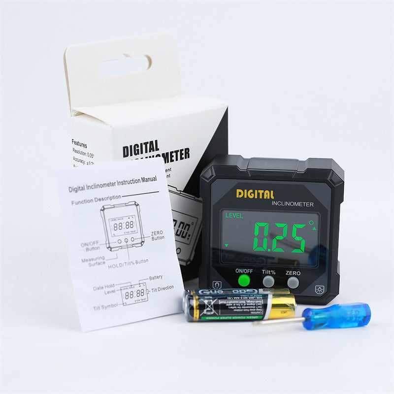Waterproof Digital Angle Finder with Magnetic Base