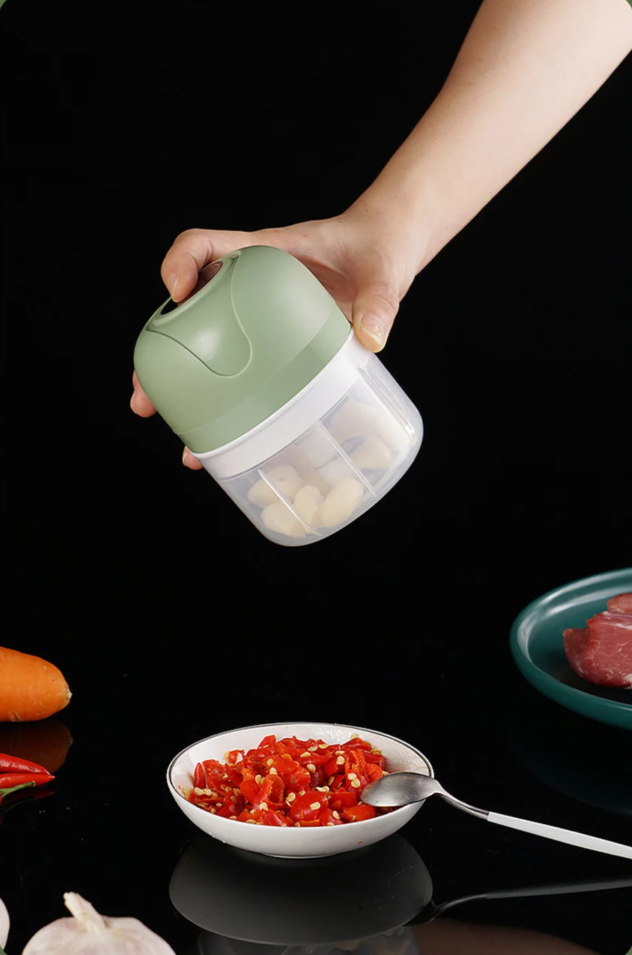 Mini USB Garlic Chopper - Electric Mincer