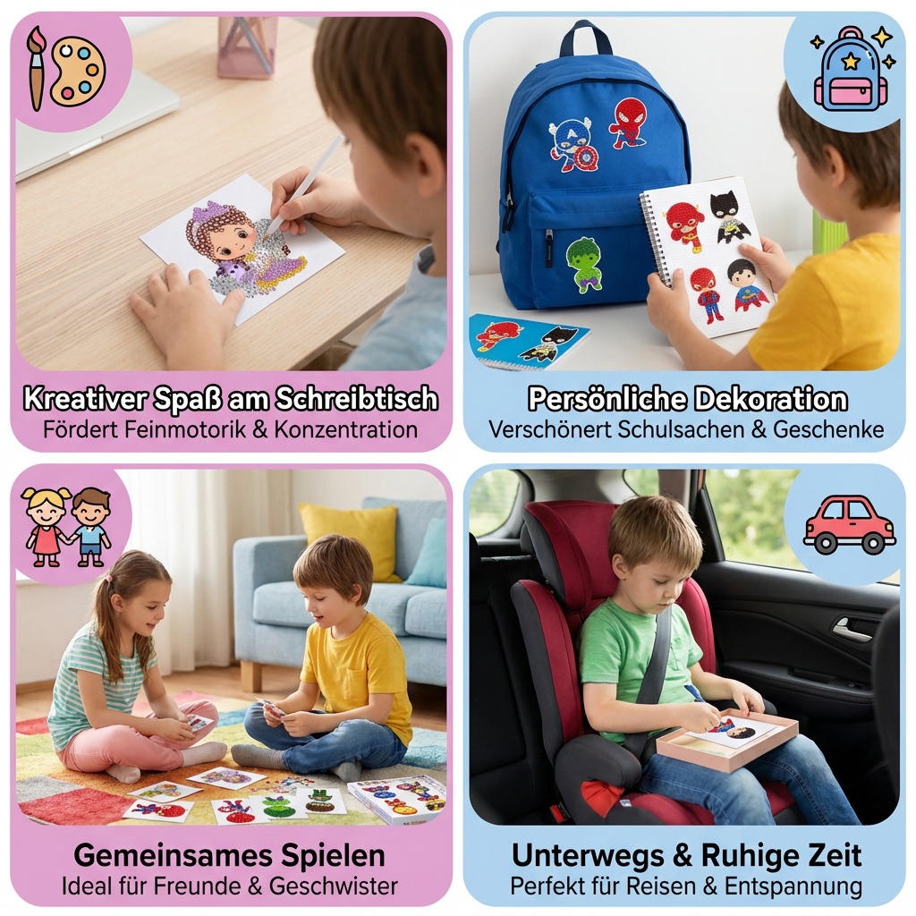Diamond Painting Stickers for Kids