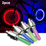 2 Stück Auto Rad LED Licht, Motorrad Reifen Ventilkappe